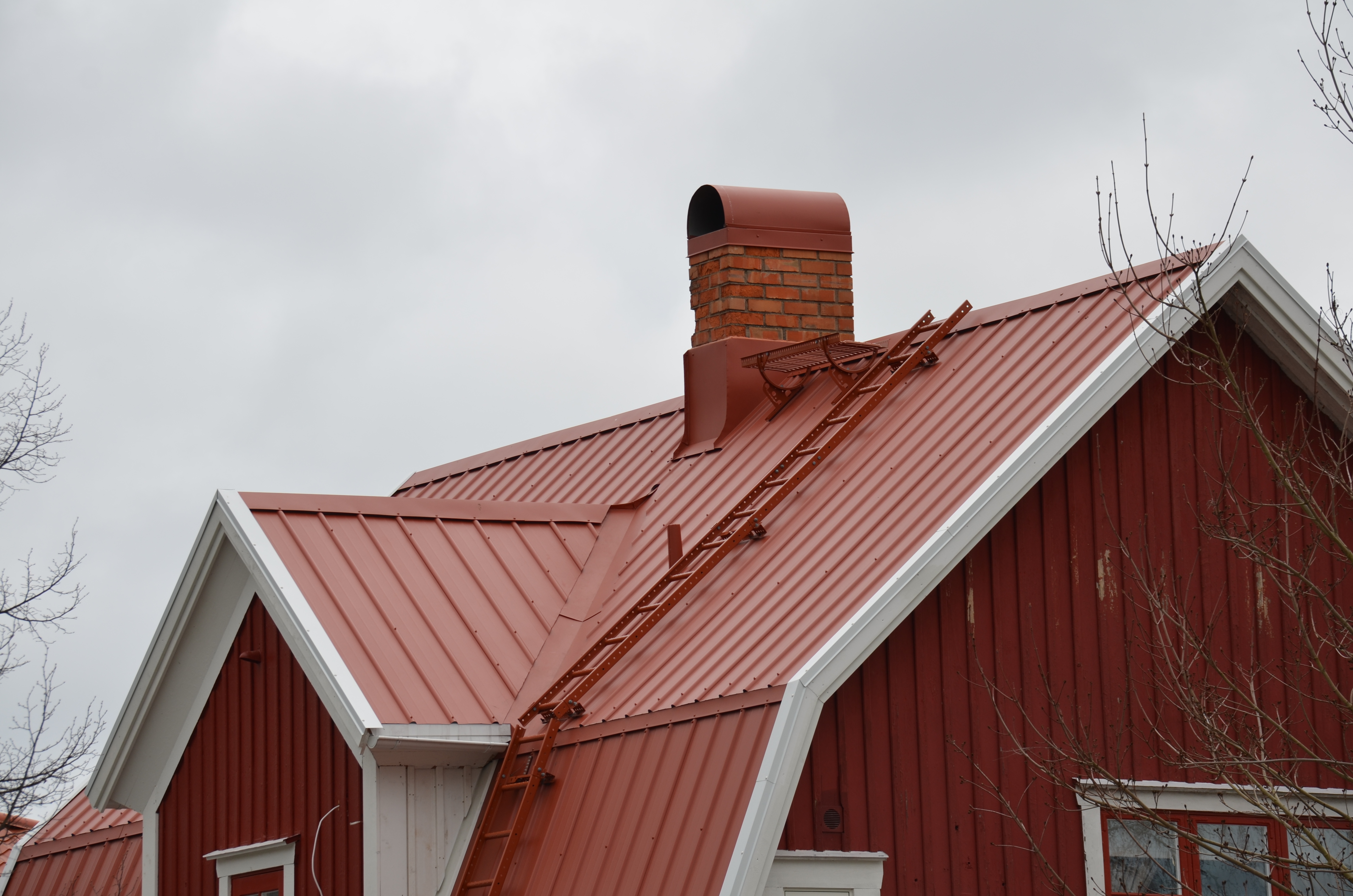 Pannplåt monterat av Arbetslag Bygg