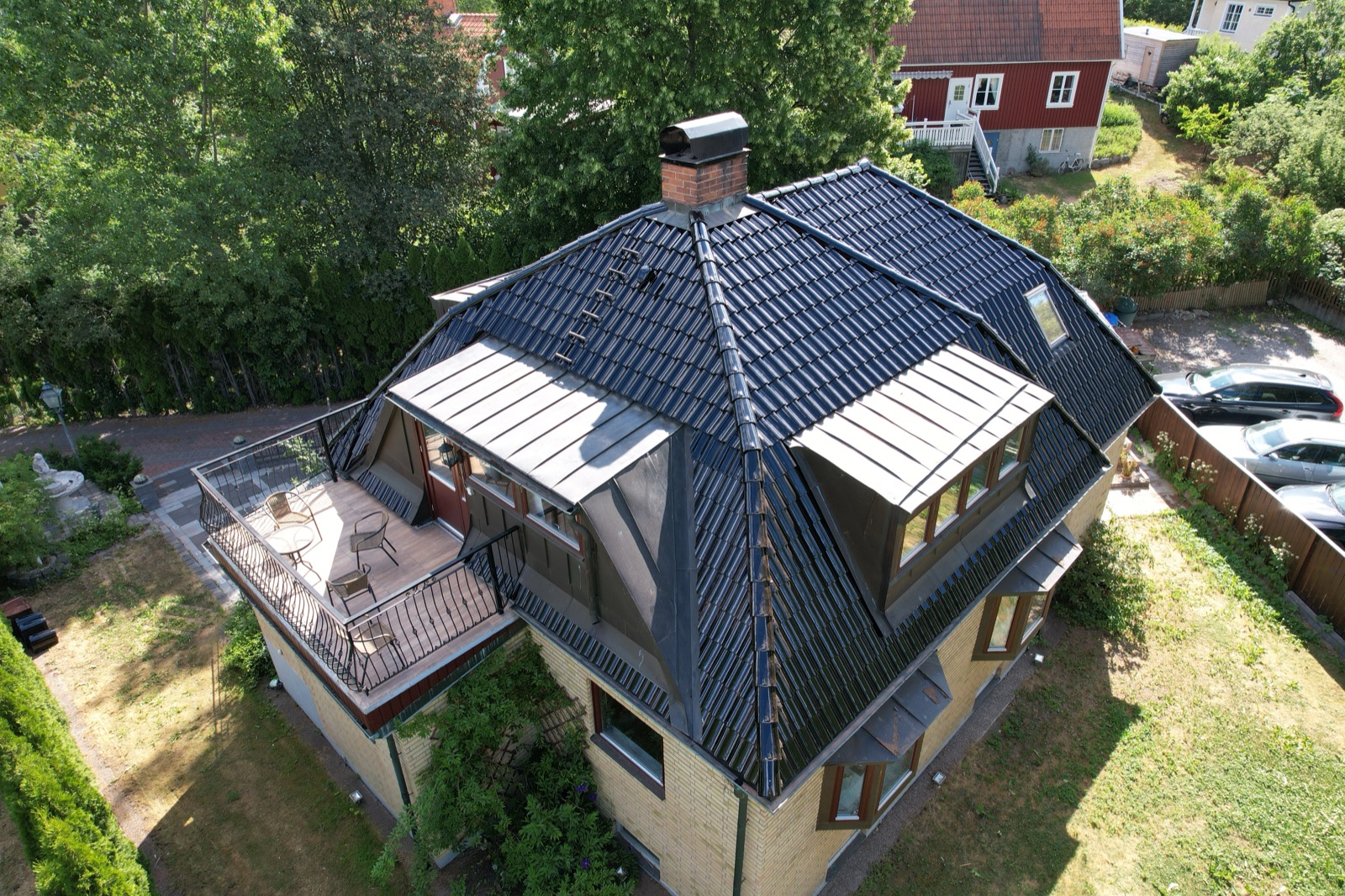Takarbete och tätning vid takläckage utfört av Arbetslag Bygg